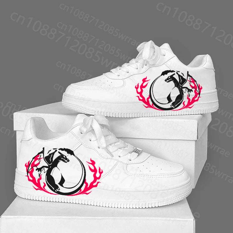 Pokemon Schuhe 3D-Druck Sneakers Anime Cartoon Teenager Mädchen High Top Outdoor Basketball Sport Casual Männer Frau Schuhe