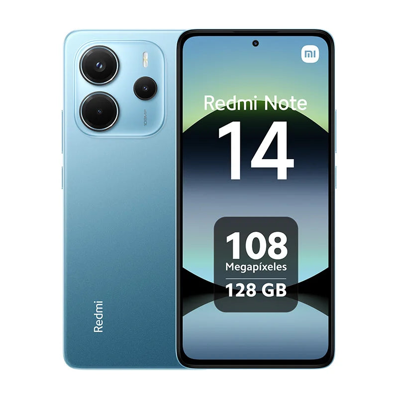 Xiaomi Redmi Note 14 4G NFC helium G99-Ultra 6,67 ''AMOLED screen 120 Hz 108 MP IA camera 5500 mAh battery,Charger Not Included
