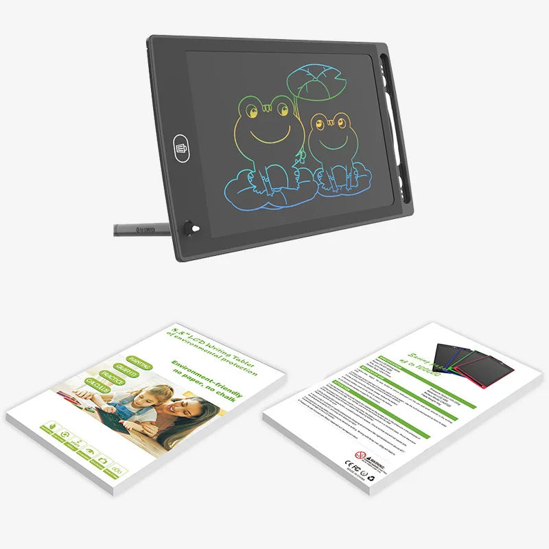 6,5 Zoll LCD-Schreibtablett, Zeichenbrett, Montessori-Lernspielzeug zum Zeichnen für Kinder, Studenten, magische Tafel, Spielzeug, Geschenk