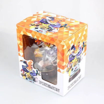 20Cm Pokemon Pikachu Anime Figure Pikachu Game Machine Model Gameboy Pika Mew Charizard Doll PVC Statue Ornament Decora Toy Gift