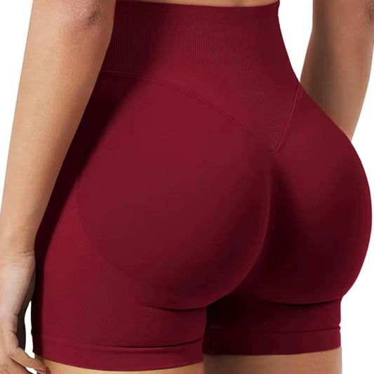 Spandex-Shorts Damen-Sommershorts, niedrige Taille, nahtlose Shorts, Turnshorts, Yoga-Shorts, Laufshorts und hochelastische Radtrainingsshorts