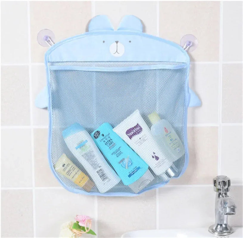 Baby-Badezimmer-Netztasche für Badespielzeug, Tasche, Kinderkorb für Spielzeug, Netz, Cartoon-Tierformen, wasserdichtes Tuch, Sandspielzeug, Strandaufbewahrung