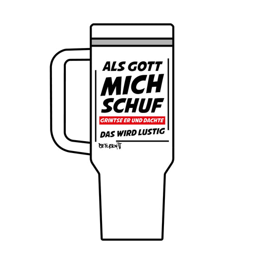 Lustige Maxi-Tasse, 40 oz Reisebecher, humorvolles Geschenk für Kaffeeliebhaber, einzigartiger täglicher Gebrauch, perfekt für Geburtstage und Feiertage