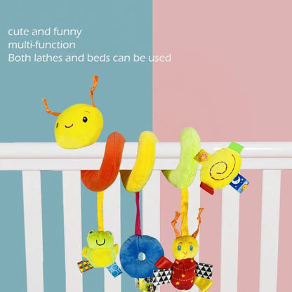 Kinderwagen, Hängeglocke, Plüsch, Baby-Farbetikett, Bettverpackung, Cartoon-Multifunktionsbettverpackung