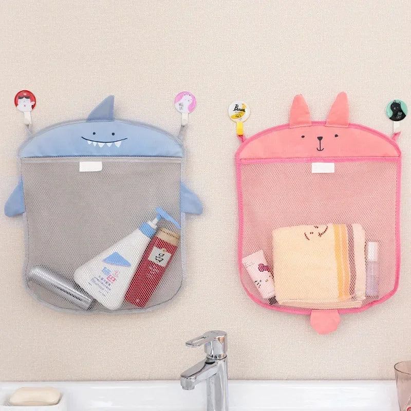 Baby-Badezimmer-Netztasche für Badespielzeug, Tasche, Kinderkorb für Spielzeug, Netz, Cartoon-Tierformen, wasserdichtes Tuch, Sandspielzeug, Strandaufbewahrung