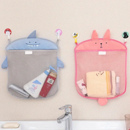 Baby-Badezimmer-Netztasche für Badespielzeug, Tasche, Kinderkorb für Spielzeug, Netz, Cartoon-Tierformen, wasserdichtes Tuch, Sandspielzeug, Strandaufbewahrung