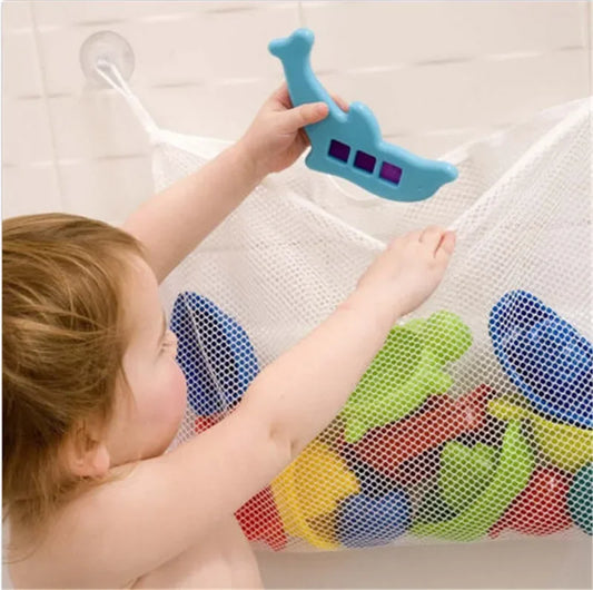Baby-Badezimmer-Netztasche für Badespielzeug, Tasche, Kinderkorb für Spielzeug, Netz, Cartoon-Tierformen, wasserdichtes Tuch, Sandspielzeug, Strandaufbewahrung