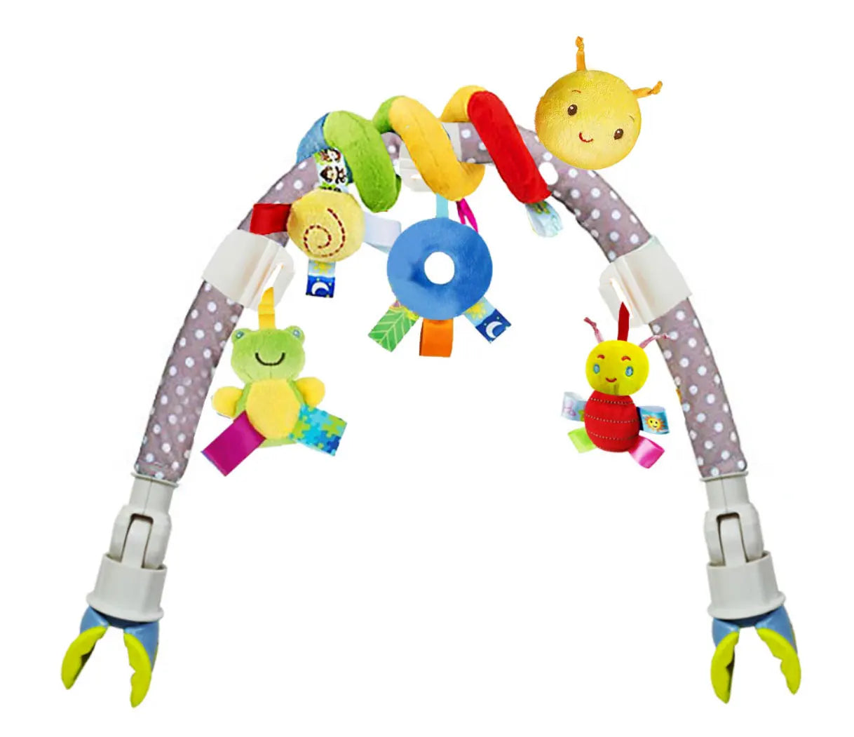 Kinderwagen, Hängeglocke, Plüsch, Baby-Farbetikett, Bettverpackung, Cartoon-Multifunktionsbettverpackung