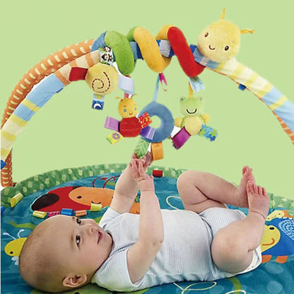 Kinderwagen, Hängeglocke, Plüsch, Baby-Farbetikett, Bettverpackung, Cartoon-Multifunktionsbettverpackung
