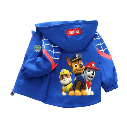 Autumn Children PAW Patrol Hoodie Jacket Coats Baby Girls Boys Cartoon Long Sleeved Zipper Windbreaker Kids Fashion Outerwear