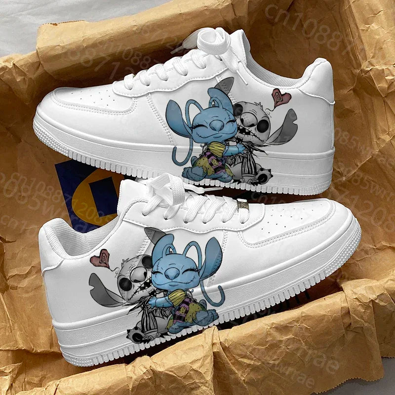 Stitch Schuhe Männer Frauen Design Persönlichkeit Casual Schuhe Männliche Plattform Sneakers Jungen Casual Kateboarding 3D Graffiti