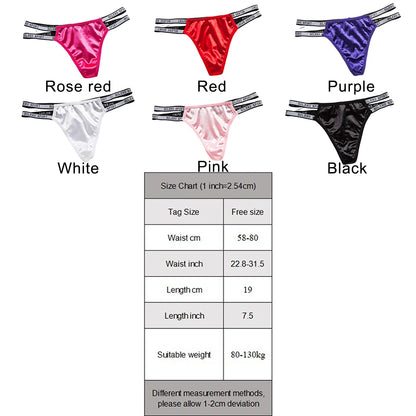 Womens New Style Sexy Underwear Hollow See-through Thin Straps Low Waist Briefs