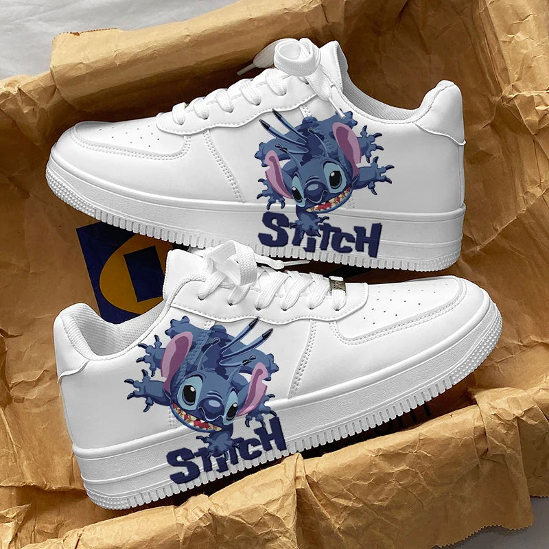 Stitch Schuhe Männer Frauen Design Persönlichkeit Casual Schuhe Männliche Plattform Sneakers Jungen Casual Kateboarding 3D Graffiti