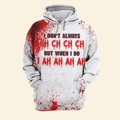 3D Print Halloween Hoodies For Men Women Terror Blood Graphic Sweatshirt Kid Oversized Pullover Hoodie Sudaderas Originales
