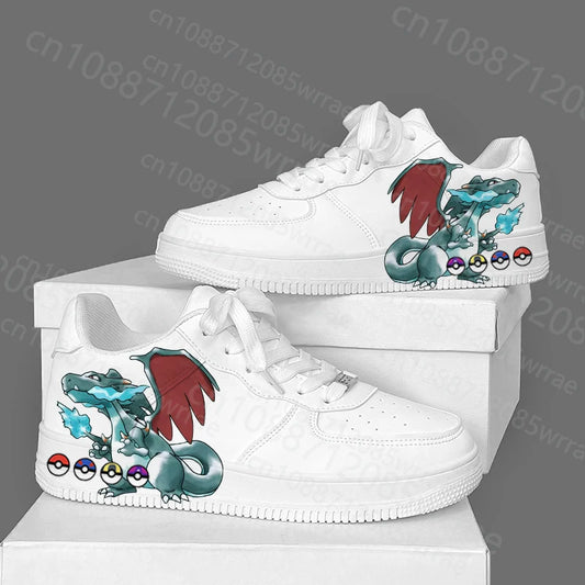 Pokemon Schuhe 3D-Druck Sneakers Anime Cartoon Teenager Mädchen High Top Outdoor Basketball Sport Casual Männer Frau Schuhe