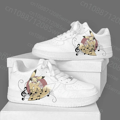 Pokemon Schuhe 3D-Druck Sneakers Anime Cartoon Teenager Mädchen High Top Outdoor Basketball Sport Casual Männer Frau Schuhe