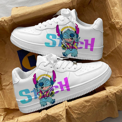 Stitch Schuhe Männer Frauen Design Persönlichkeit Casual Schuhe Männliche Plattform Sneakers Jungen Casual Kateboarding 3D Graffiti