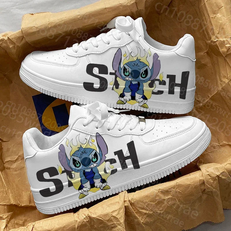 Stitch Schuhe Männer Frauen Design Persönlichkeit Casual Schuhe Männliche Plattform Sneakers Jungen Casual Kateboarding 3D Graffiti