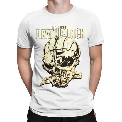 Men Women Five Finger Death Punch metal rock band  T Shirt 100% Cotton New Arrival Tee Shirts  Top Clothing