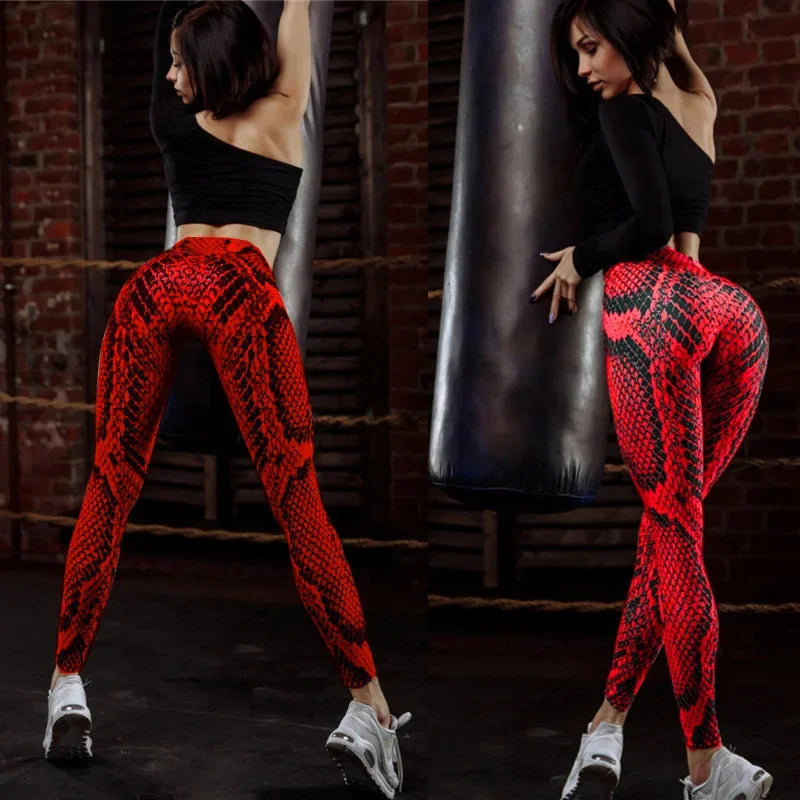 Leggings Women Sexy Sport Gym Training Print High Waist Yoga Pants Fitness Joggings Running Workout Legging Womens Clothing
