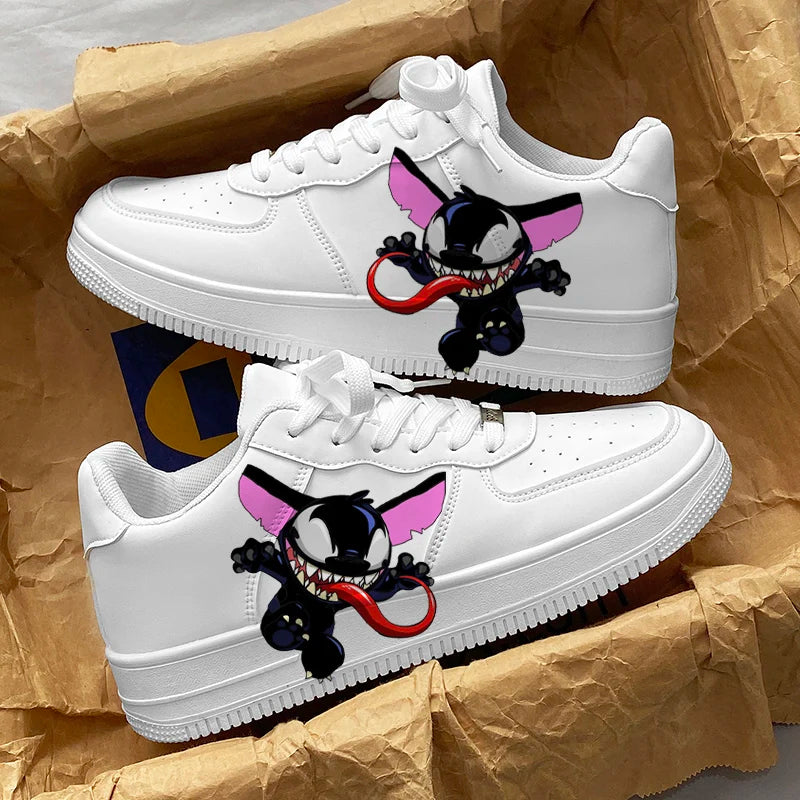 Stitch Schuhe Männer Frauen Design Persönlichkeit Casual Schuhe Männliche Plattform Sneakers Jungen Casual Kateboarding 3D Graffiti