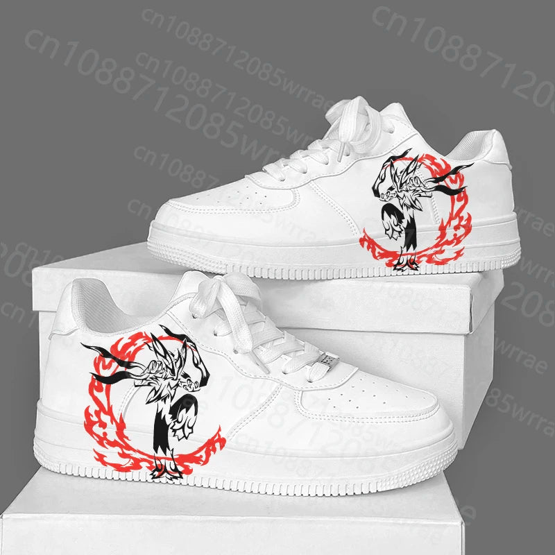 Pokemon Schuhe 3D-Druck Sneakers Anime Cartoon Teenager Mädchen High Top Outdoor Basketball Sport Casual Männer Frau Schuhe
