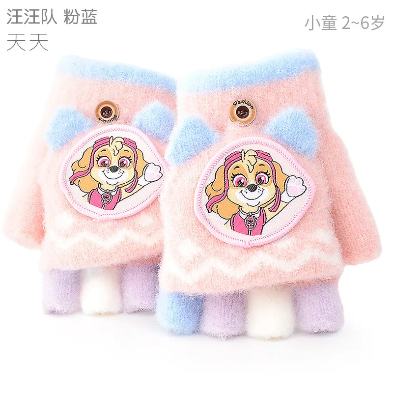 Original Paw Patrol Winterhandschuhe für Kinder, Chase, Marshall, Skye, Everest, Rubble, Zuma, Rocky Ryder, Kinderfäustlinge, Weihnachtsgeschenk, 2–6 Jahre