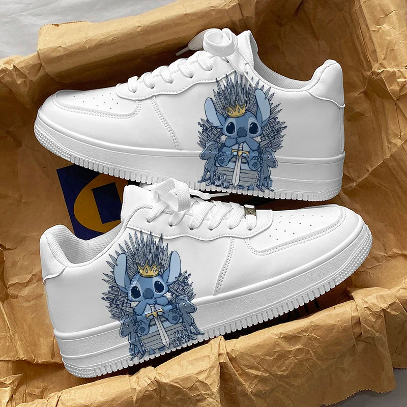 Stitch Schuhe Männer Frauen Design Persönlichkeit Casual Schuhe Männliche Plattform Sneakers Jungen Casual Kateboarding 3D Graffiti
