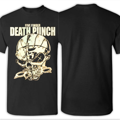 Men Women Five Finger Death Punch metal rock band  T Shirt 100% Cotton New Arrival Tee Shirts  Top Clothing