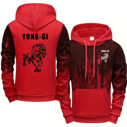 Autumn Winter Hoodies Fashion Comfortable Sports Men's Tracksuit Casual Daily Jogging Splash-ink Sweatshirts Top Mens Sweatpants