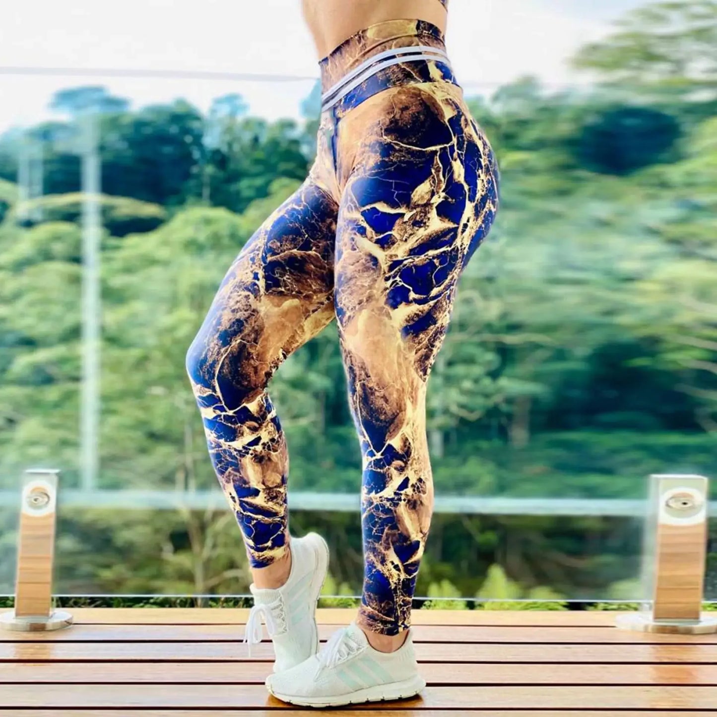 Leggings Women Sexy Sport Gym Training Print High Waist Yoga Pants Fitness Joggings Running Workout Legging Womens Clothing