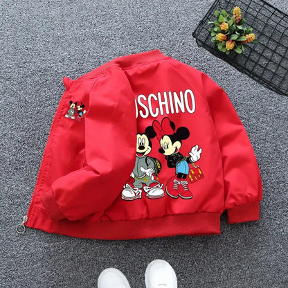 Neue Herbst Baby Jungen Mädchen Jacke Mode Cartoon Donald Duck Druck Oberbekleidung für Kinder Kleidung Frühling Kinder Windjacke Coatsats