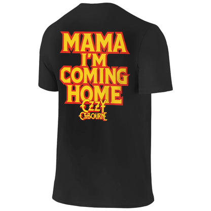 Ozzys Osbournes T Shirts Men Pure Cotton Awesome T-Shirts Round Neck Mama I'm Coming Home T Shirt Short Sleeve Tops New Arrival