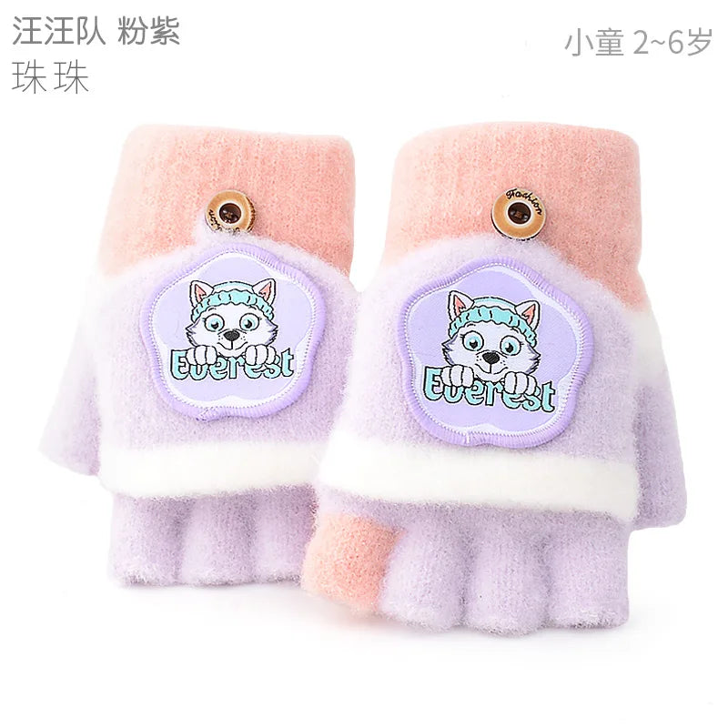 Original Paw Patrol Winterhandschuhe für Kinder, Chase, Marshall, Skye, Everest, Rubble, Zuma, Rocky Ryder, Kinderfäustlinge, Weihnachtsgeschenk, 2–6 Jahre