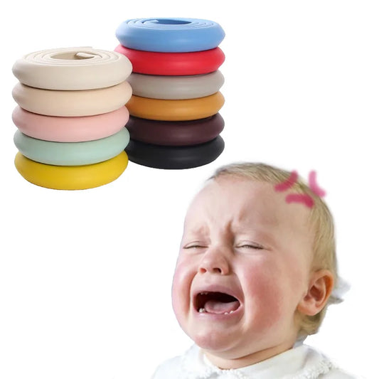 Baby-Sicherheitsschutz, 4 m + 8 Stück, Kantenschutz für Schreibtisch und Tisch, Eckenschutz für Kinder, Schutz für Möbel, Stoßfänger, Eckkissen