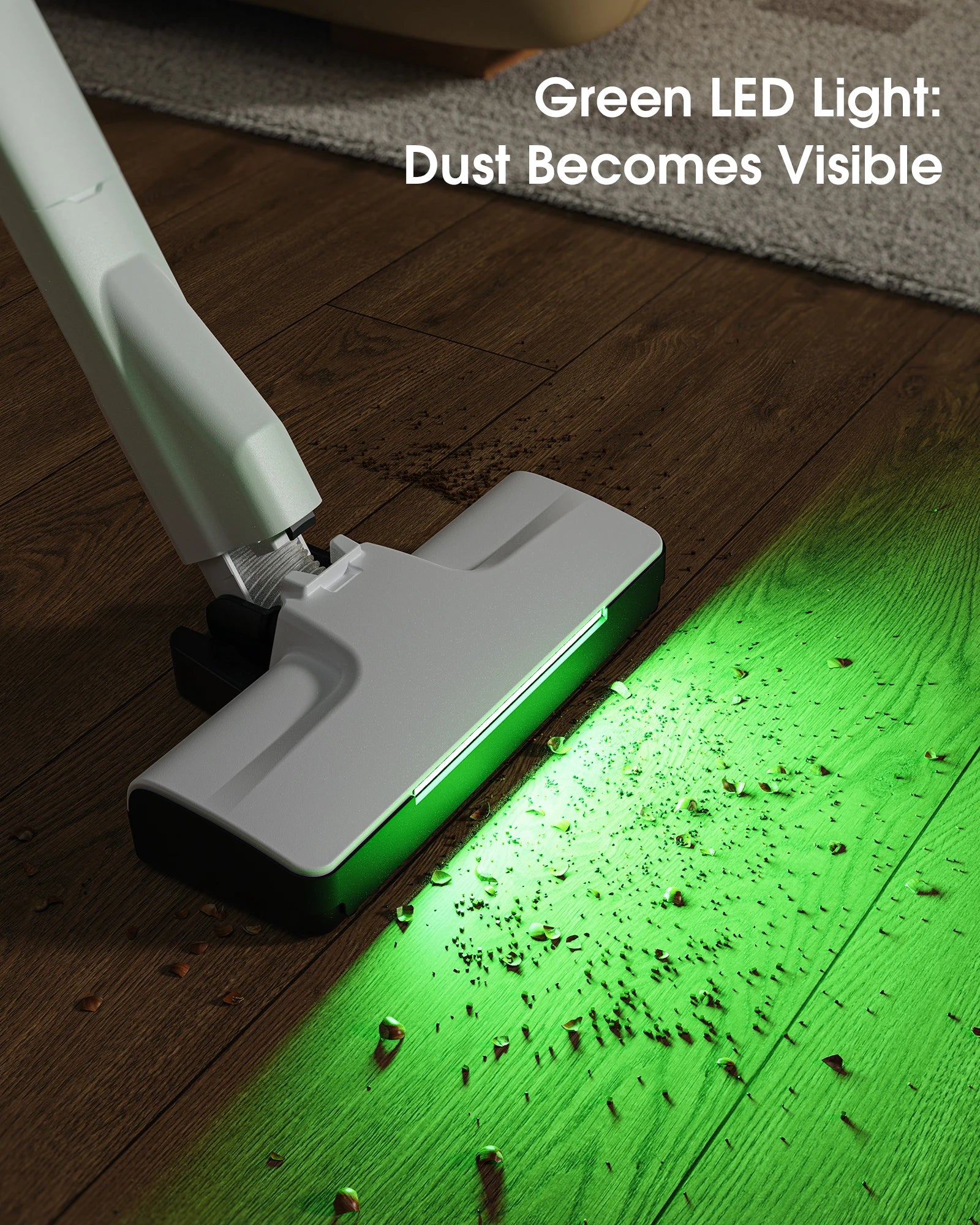P1 Wireless Vacuum Cleaner Lightweight Floor Washer Edge Cleaning Smart Home（Type C Charging Line, without Charger)