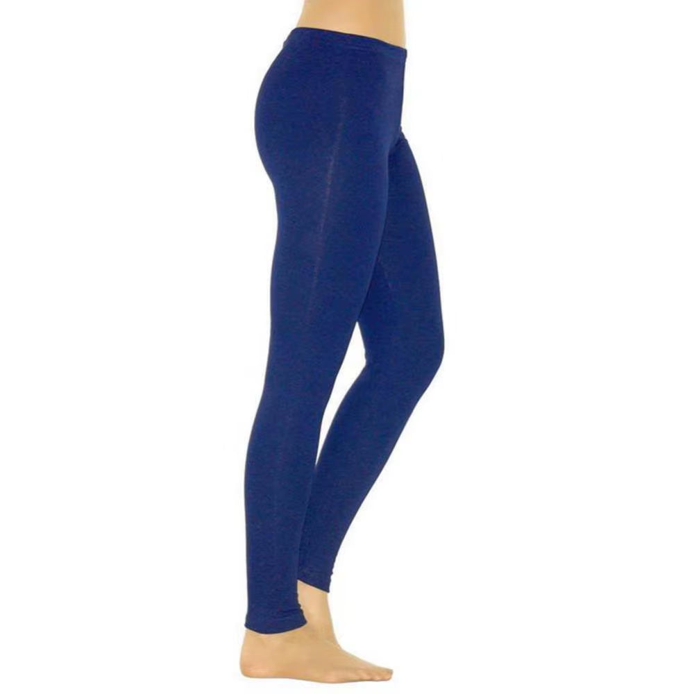 Sport Leggings Women Solid Color Stretchy High Waist Slim Tights Leggings Pencil Pants Trousers