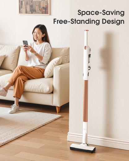 P1 Wireless Vacuum Cleaner Lightweight Floor Washer Edge Cleaning Smart Home（Type C Charging Line, without Charger)